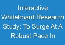 Interactive Whiteboard Research Study: To Surge At A Robust Pace In Terms Of Revenue Over 2016 – 2024