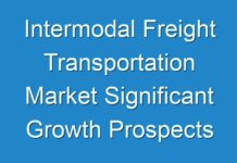 Intermodal Freight Transportation Market Significant Growth Prospects during 2017 – 2025