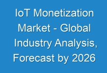 IoT Monetization Market – Global Industry Analysis, Forecast by 2026