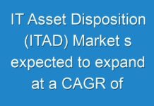 IT Asset Disposition (ITAD) Market s expected to expand at a CAGR of 7.3% from 2019 to 2027
