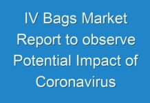 IV Bags Market Report to observe Potential Impact of Coronavirus (COVID19), Industry Dynamics and Future Growth, 2024-2032