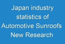 Japan industry statistics of Automotive Sunroofs New Research Report Analysis, And Forecast 2017 – 2025