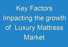 Key Factors Impacting the growth of Luxury Mattress Market