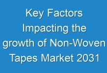 Key Factors Impacting the growth of Non-Woven Tapes Market 2031