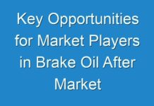 Key Opportunities for Market Players in Brake Oil After Market Analysis, Manufacturers and Their Challenges
