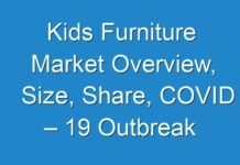 Kids Furniture Market Overview, Size, Share, COVID – 19 Outbreak and Forecast to 2027