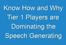 Know How and Why Tier 1 Players are Dominating the Speech Generating Devices Market | Detailed Analysis and Forecast till 2024 by Fact.MR