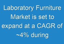 Laboratory Furniture Market is set to expand at a CAGR of ~4% during forecast period