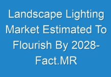 Landscape Lighting Market Estimated To Flourish By 2028- Fact.MR Detailed Analysis