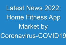 Latest News 2024: Home Fitness App Market by Coronavirus-COVID19 Impact Analysis With Top Manufacturers Analysis ,Opportunities & Forecast To 2030