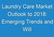Laundry Care Market Outlook to 2018: Emerging Trends and Will Generate New Growth Opportunities Status