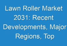 Lawn Roller Market 2031: Recent Developments, Major Regions, Top Players, Opportunities in Future
