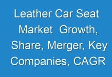 Leather Car Seat Market Growth, Share, Merger, Key Companies, CAGR Status by 2030