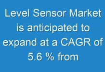 Level Sensor Market is anticipated to expand at a CAGR of 5.6 % from 2018 to 2026
