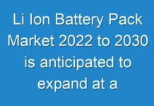 Li Ion Battery Pack Market 2024 to 2030 is anticipated to expand at a CAGR of 2.7%