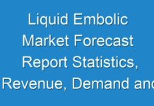 Liquid Embolic Market Forecast Report Statistics, Revenue, Demand and Trend Analysis Research Report by 2027
