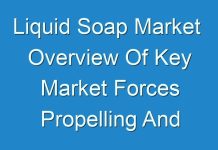 Liquid Soap Market Overview Of Key Market Forces Propelling And Restraining Market Growth 2019 – 2028