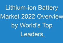 Lithium-ion Battery Market 2024 Overview by World’s Top Leaders, Industry Size, Share and Growth Forecast by 2027