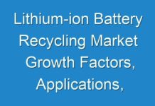 Lithium-ion Battery Recycling Market Growth Factors, Applications, Regional Analysis, Key Players and Forecasts by 2027