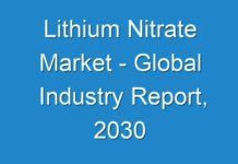 Lithium Nitrate Market – Global Industry Report, 2030