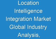Location Intelligence Integration Market Global Industry Analysis, Size, Share and Forecast 2029
