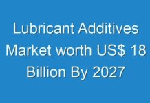 Lubricant Additives Market worth US$ 18 Billion By 2027