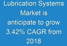 Lubrication Systems Market is anticipate to grow 3.42% CAGR from 2018 to 2026