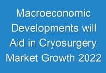 Macroeconomic Developments will Aid in Cryosurgery Market Growth 2024 to 2030