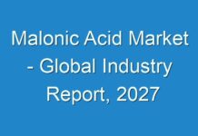 Malonic Acid Market – Global Industry Report, 2027