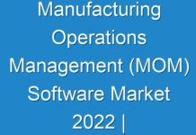 Manufacturing Operations Management (MOM) Software Market 2024 | Emerging Economies Offer High Growth Potential