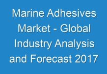 Marine Adhesives Market – Global Industry Analysis and Forecast 2017 – 2025