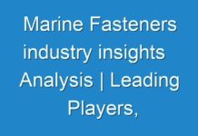 Marine Fasteners industry insights Analysis | Leading Players, Industry Updates, Future Growth, 2019 – 2028