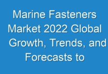 Marine Fasteners Market 2024 Global Growth, Trends, and Forecasts to 2025