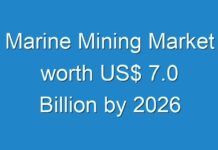 Marine Mining Market worth US$ 7.0 Billion by 2026