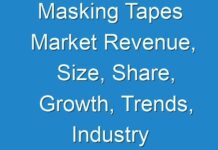Masking Tapes Market Revenue, Size, Share, Growth, Trends, Industry Forecast 2025