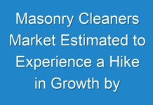 Masonry Cleaners Market Estimated to Experience a Hike in Growth by 2031
