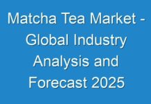 Matcha Tea Market – Global Industry Analysis and Forecast 2025