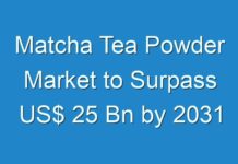 Matcha Tea Powder Market to Surpass US$ 25 Bn by 2031