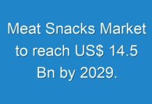 Meat Snacks Market to reach US$ 14.5 Bn by 2029.