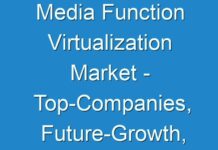 Media Function Virtualization Market – Top-Companies, Future-Growth, Regional Analysis business-Opportunities
