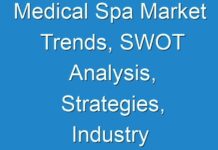 Medical Spa Market Trends, SWOT Analysis, Strategies, Industry Challenges, Business Overview Current And Forecast Research Study 2018 – 2026
