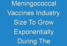 Meningococcal Vaccines Industry Size To Grow Exponentially During The 2018 – 2026