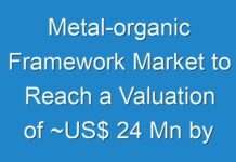Metal-organic Framework Market to Reach a Valuation of ~US$ 24 Mn by 2027