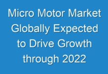 Micro Motor Market Globally Expected to Drive Growth through 2024