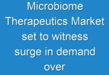 Microbiome Therapeutics Market set to witness surge in demand over the forecast period of 2018 to 2026