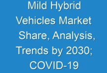 Mild Hybrid Vehicles Market Share, Analysis, Trends by 2030; COVID-19 Pandemic Set to Drop Sales