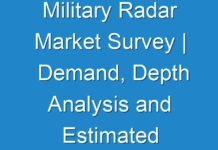 Military Radar Market Survey | Demand, Depth Analysis and Estimated Forecast 2024-2027