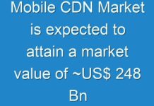 Mobile CDN Market is expected to attain a market value of ~US$ 248 Bn by the end of 2030.