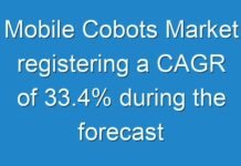 Mobile Cobots Market registering a CAGR of 33.4% during the forecast period