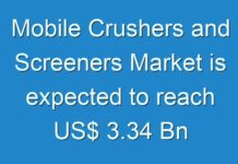 Mobile Crushers and Screeners Market is expected to reach US$ 3.34 Bn with a CAGR of 3.7% from 2019 to 2027